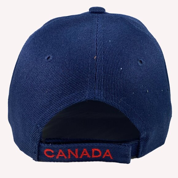 Variety To Go Canadian Baseball Hat/Cap, Adjustable Sports Hat (1008 Navy) - Picture 5 of 6